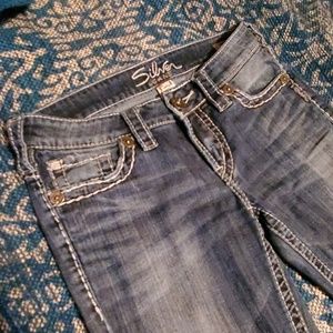 Silver aiko bootcut jeans 27/31